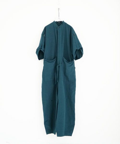 VU.ヴウ.stand collar all-in-one vu-s22-a20[DARK GREEN]