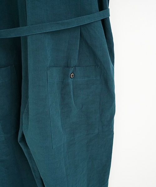 VU.ヴウ.stand collar all-in-one vu-s22-a20[DARK GREEN]