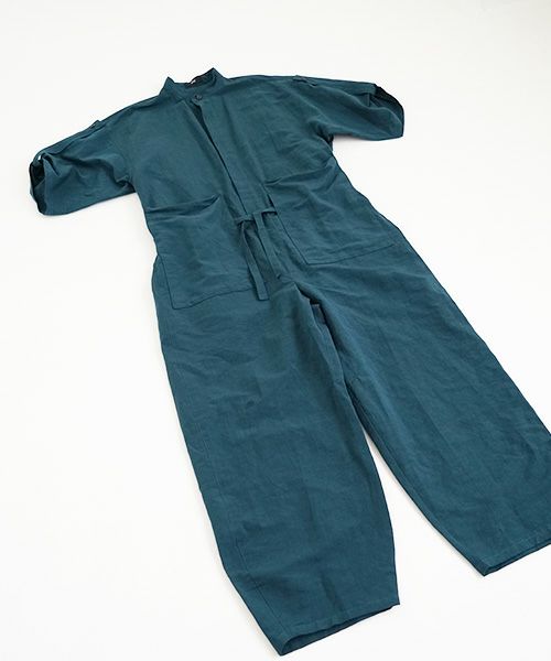 VU.ヴウ.stand collar all-in-one vu-s22-a20[DARK GREEN]