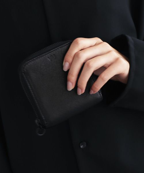 VU PRODUCT.ヴウプロダクト.vu-product-B10[BLACK].mini zip wallet