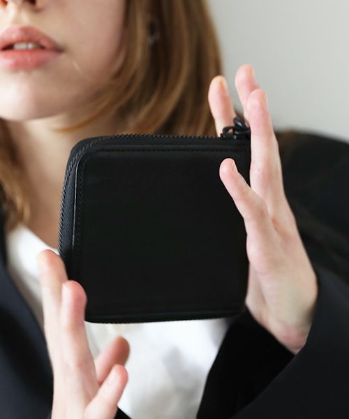 VU PRODUCT.ヴウプロダクト.vu-product-B10[BLACK].mini zip wallet