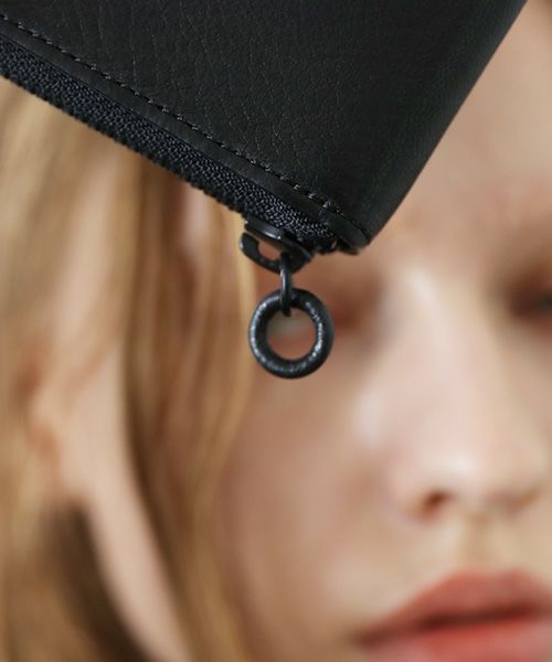 VU PRODUCT.ヴウプロダクト.vu-product-B10[BLACK].mini zip wallet