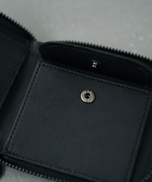 VU PRODUCT.ヴウプロダクト.vu-product-B10[BLACK].mini zip wallet
