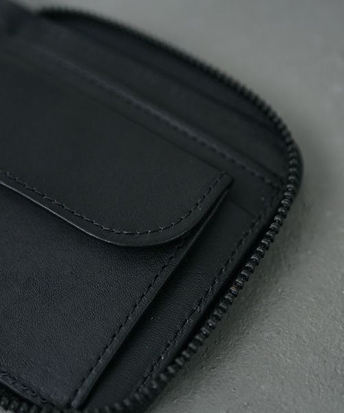 VU PRODUCT.ヴウプロダクト.vu-product-B10[BLACK].mini zip wallet