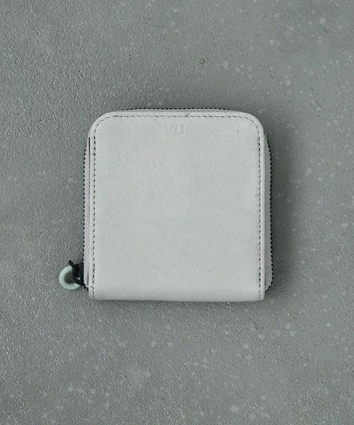 VU PRODUCT.ヴウプロダクト.vu-product-B10[GREEN GARY].mini zip wallet