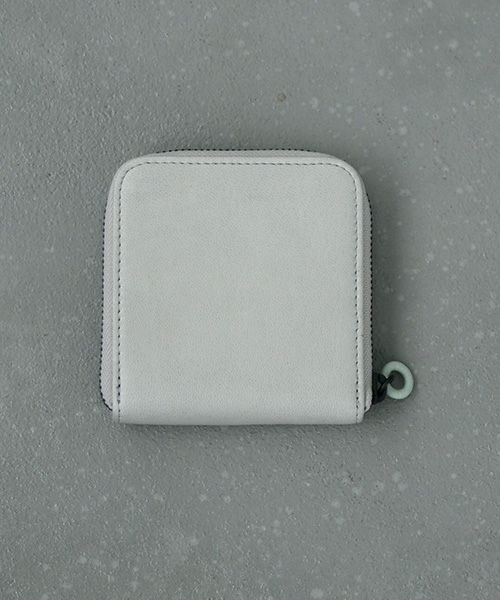 VU PRODUCT.ヴウプロダクト.vu-product-B10[GREEN GARY].mini zip wallet
