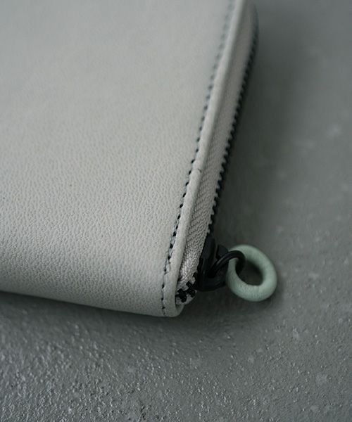 VU PRODUCT.ヴウプロダクト.vu-product-B10[GREEN GARY].mini zip wallet