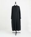Mochi.モチ.box tuck dress [ms22-op-01/black]