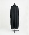 Mochi.モチ.box tuck dress [ms22-op-01/black]