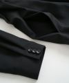 Mochi.モチ.box tuck dress [ms22-op-01/black]