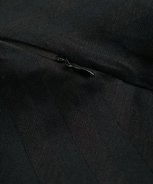 Mochi.モチ.v-neck belt dress [ms22-op-02/black]