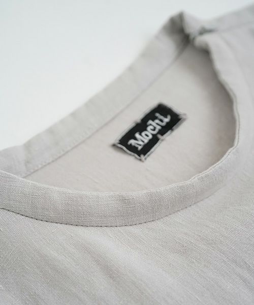 Mochi.モチ.linen trapeze dress [ms22-op-04/grey]
