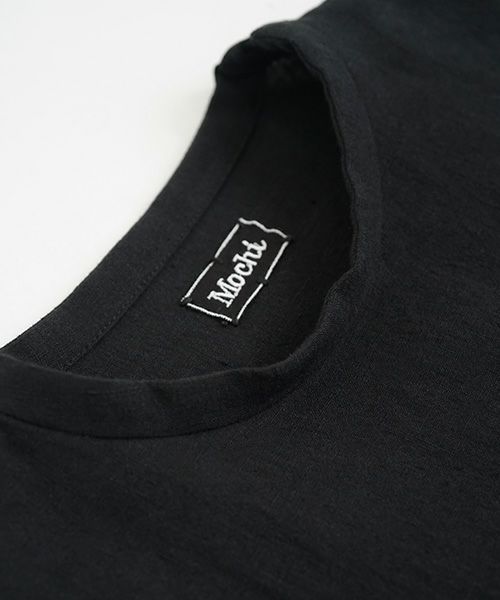 Mochi.モチ.linen trapeze dress [ms22-op-04/black]