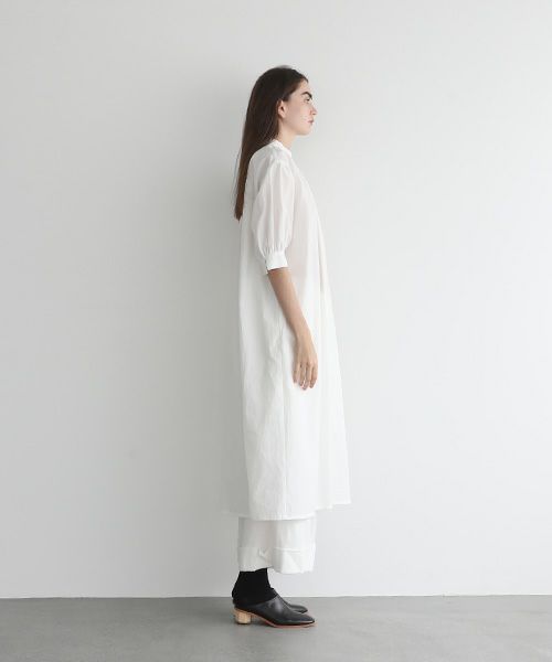 Mochi.モチ.gather dress [ms22-op-06/white]