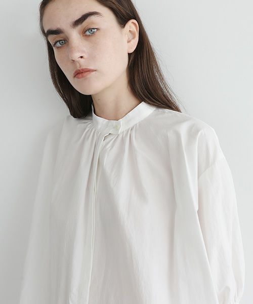 Mochi.モチ.gather dress [ms22-op-06/white]