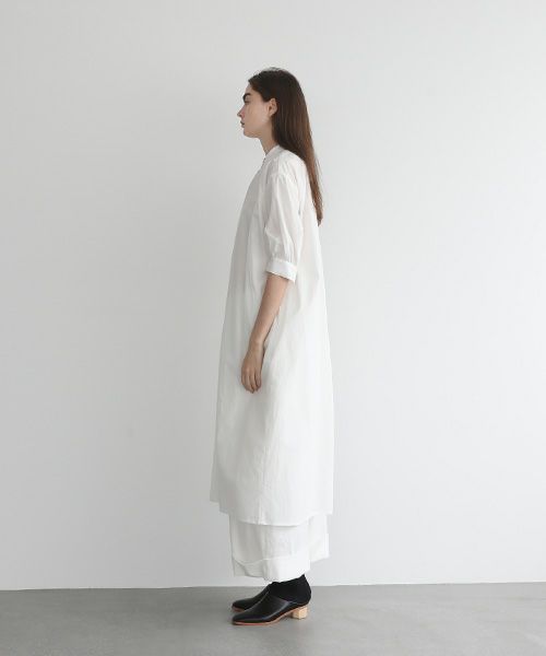 Mochi.モチ.gather dress [ms22-op-06/white]
