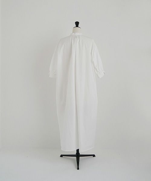 Mochi.モチ.gather dress [ms22-op-06/white]
