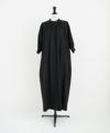 Mochi.モチ.gather dress [ms22-op-06/black・]