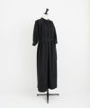 Mochi.モチ.gather dress [ms22-op-06/black・]