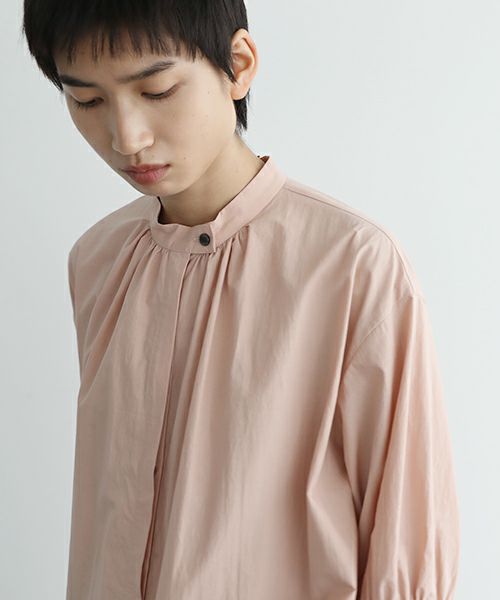 Mochi.モチ.gather dress [ms22-op-06/dusty pink・]