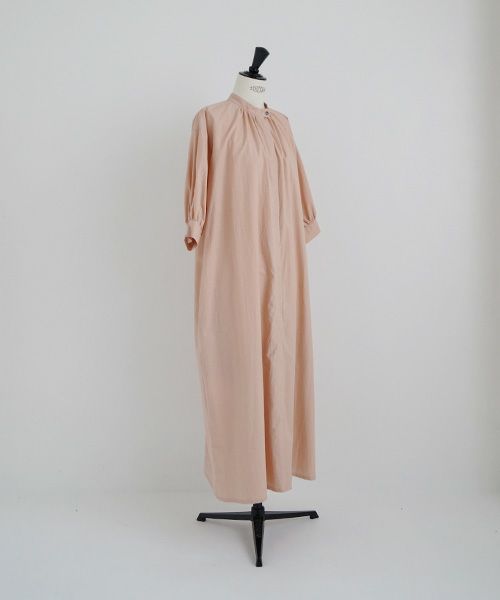 Mochi.モチ.gather dress [ms22-op-06/dusty pink・]
