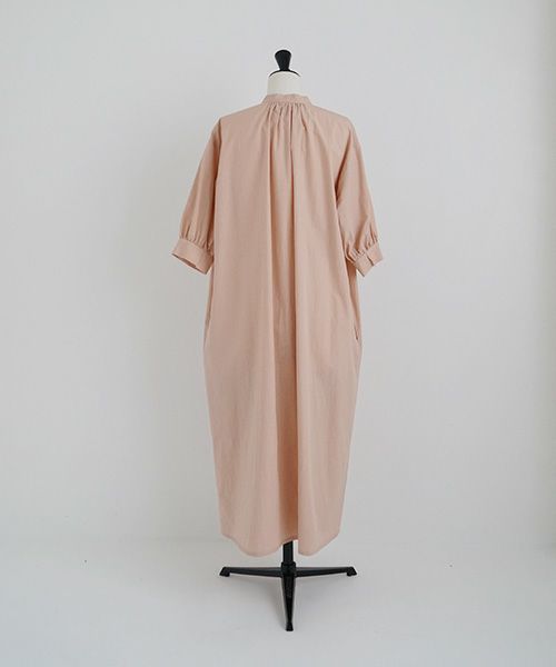 Mochi.モチ.gather dress [ms22-op-06/dusty pink・]