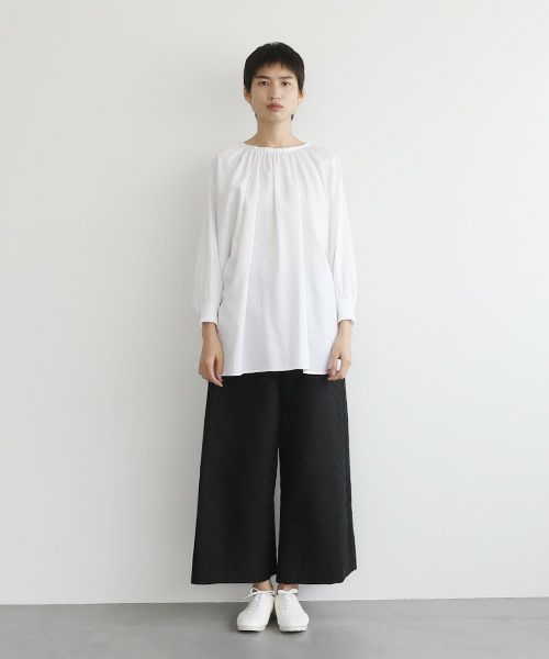 Mochi.モチ.dolman sleeve blouse [ms22-b-01/white]