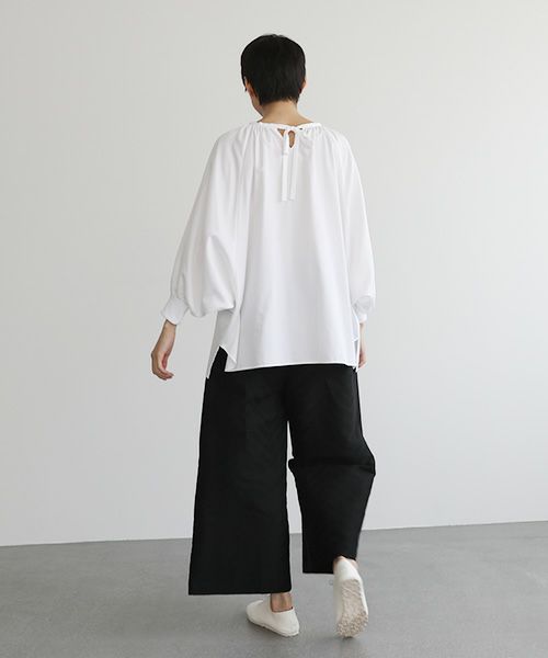 Mochi.モチ.dolman sleeve blouse [ms22-b-01/white]