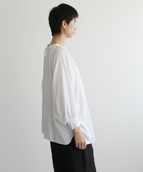 Mochi.モチ.dolman sleeve blouse [ms22-b-01/white]