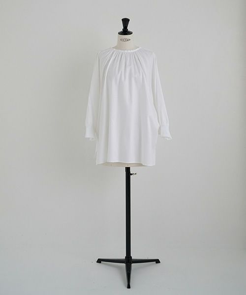 Mochi.モチ.dolman sleeve blouse [ms22-b-01/white]