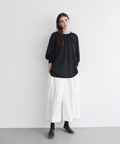 Mochi.モチ.dolman sleeve blouse [ms22-b-01/black]
