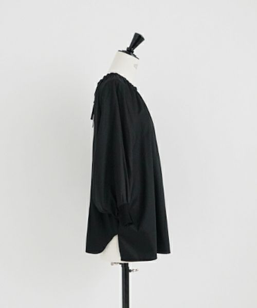 Mochi.モチ.dolman sleeve blouse [ms22-b-01/black]