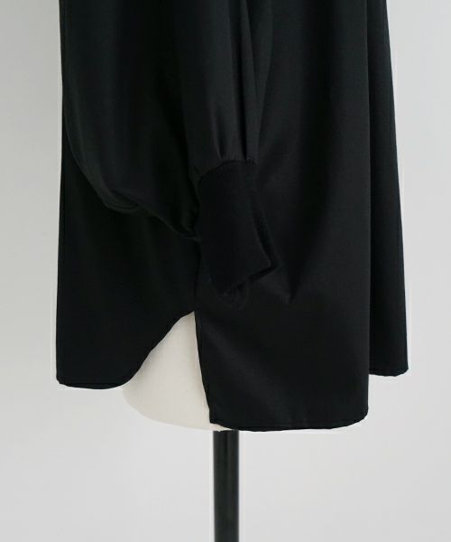 Mochi.モチ.dolman sleeve blouse [ms22-b-01/black]
