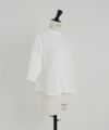 Mochi.モチ.gather blouse(organic cotton) [ms22-b-02/white]