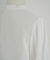 Mochi.モチ.gather blouse(organic cotton) [ms22-b-02/white]