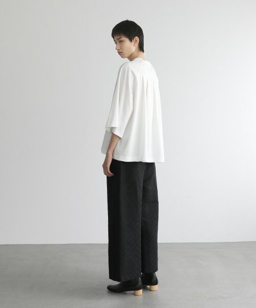Mochi.モチ.raglan sleeve t-shirt [ms22-to-02/off white]