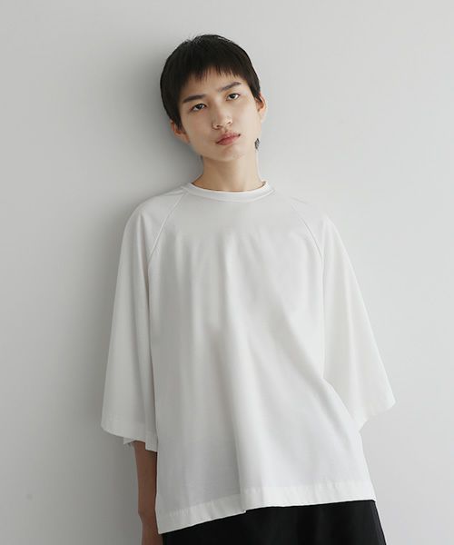 Mochi.モチ.raglan sleeve t-shirt [ms22-to-02/off white]