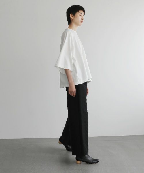 Mochi.モチ.raglan sleeve t-shirt [ms22-to-02/off white]