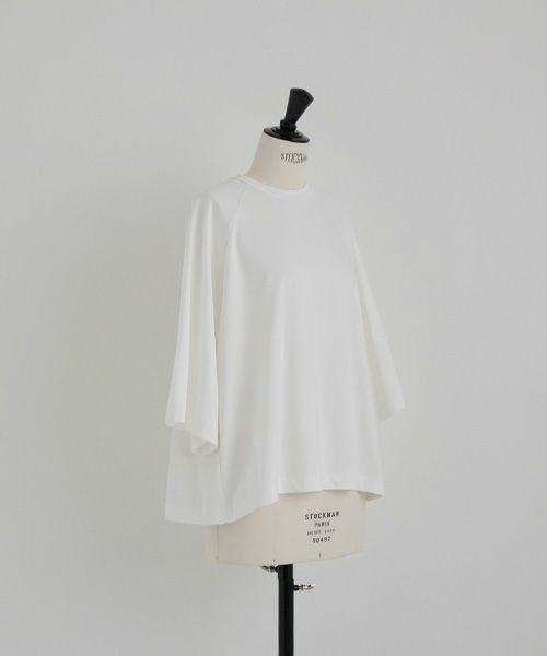Mochi.モチ.raglan sleeve t-shirt [ms22-to-02/off white]