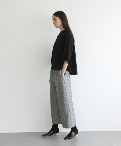 Mochi.モチ.raglan sleeve t-shirt [ms22-to-02/black]