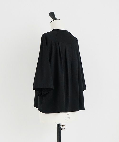 Mochi.モチ.raglan sleeve t-shirt [ms22-to-02/black]