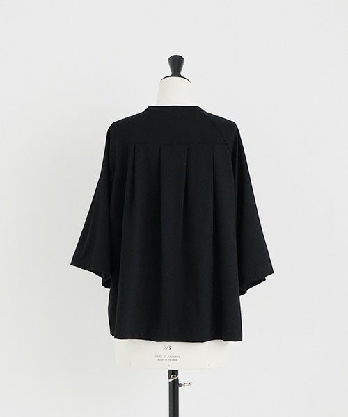 Mochi.モチ.raglan sleeve t-shirt [ms22-to-02/black]