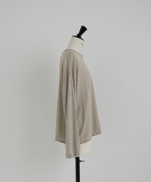 Mochi.モチ.linen cardigan [ms22-ca-01/ecru・1]