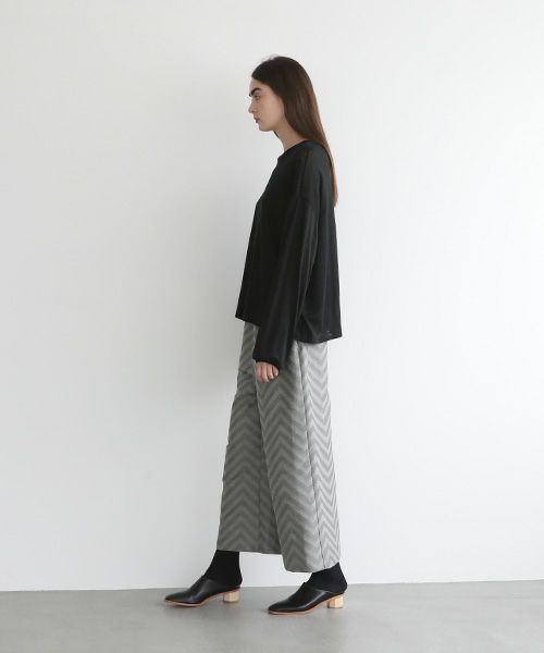 Mochi.モチ.linen cardigan [ms22-ca-01/black]