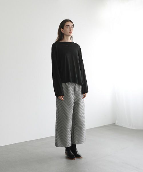 Mochi.モチ.linen cardigan [ms22-ca-01/black]