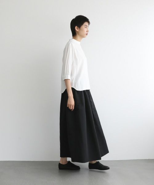 Mochi.モチ.long skirt [ms22-sk-01/black]