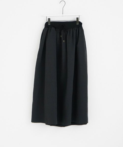 Mochi.モチ.long skirt [ms22-sk-01/black]