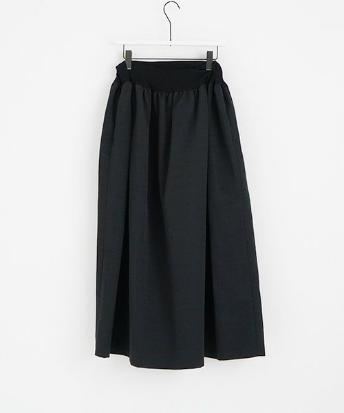 Mochi.モチ.long skirt [ms22-sk-01/black]