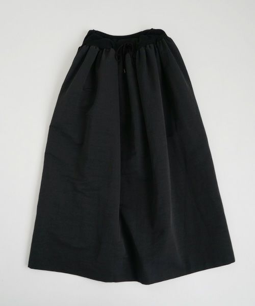 Mochi.モチ.long skirt [ms22-sk-01/black]