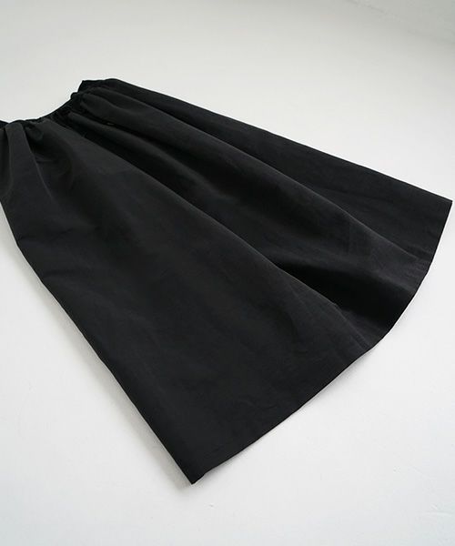 Mochi.モチ.long skirt [ms22-sk-01/black]